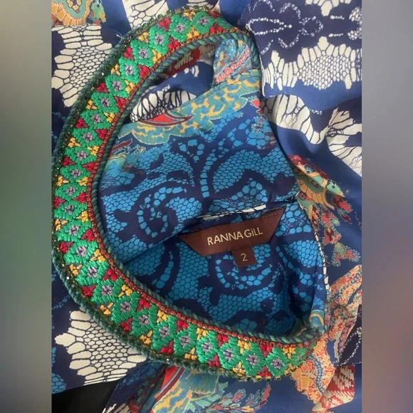 Anthropologie Ranna Gill Boteh Maxi Dress - Picture 5 of 6